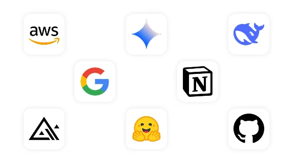 Seamless Integration with Your Favorite Tools & 200+ AI Models